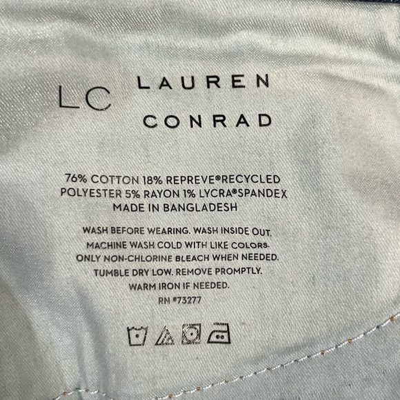 Lauren Conrad skinny Dark Blue Denim Jeans size 12 - Picture 7 of 8